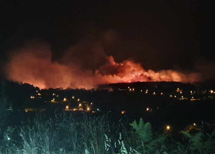 Un Rayo Origina El Primer Gran Incendio Forestal Del Año Con 250