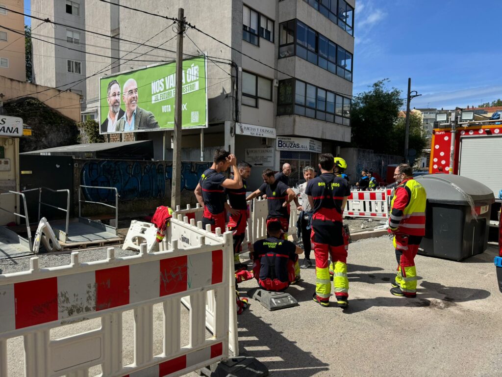 El día más triste de la historia de los bomberos de Vigo: "Descansa en paz Sergio"