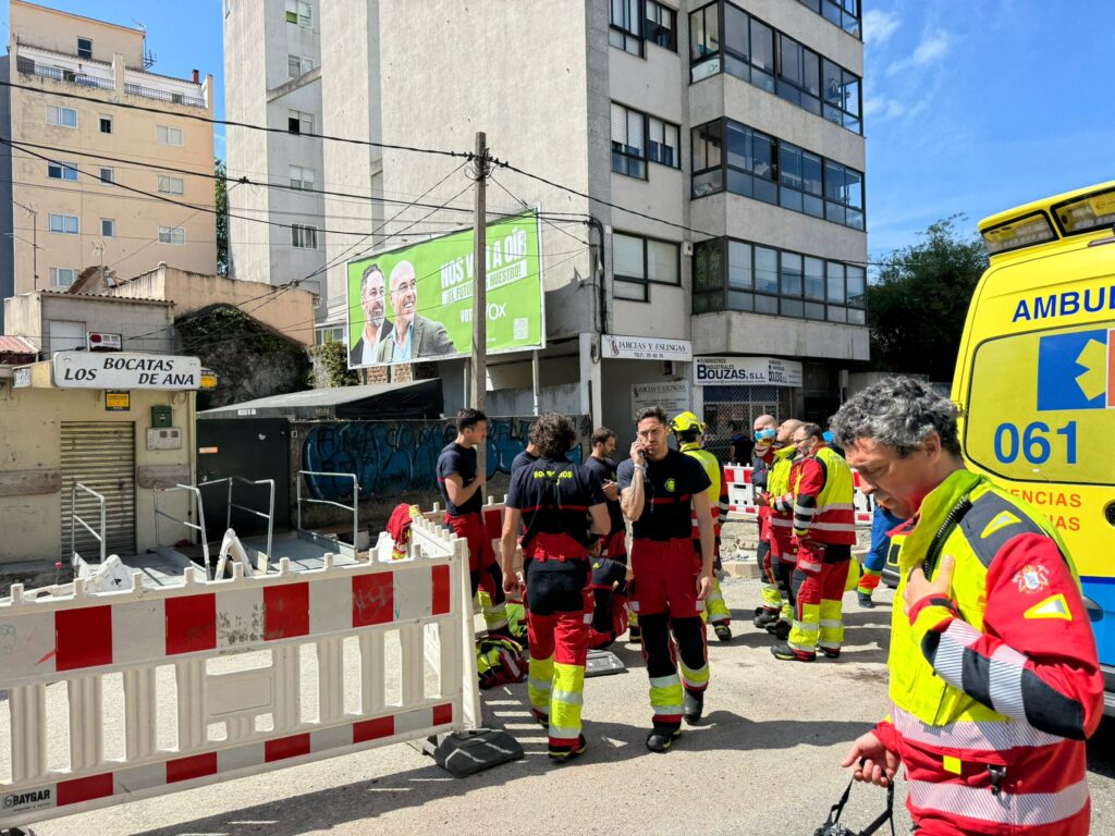 El día más triste de la historia de los bomberos de Vigo: "Descansa en paz Sergio"