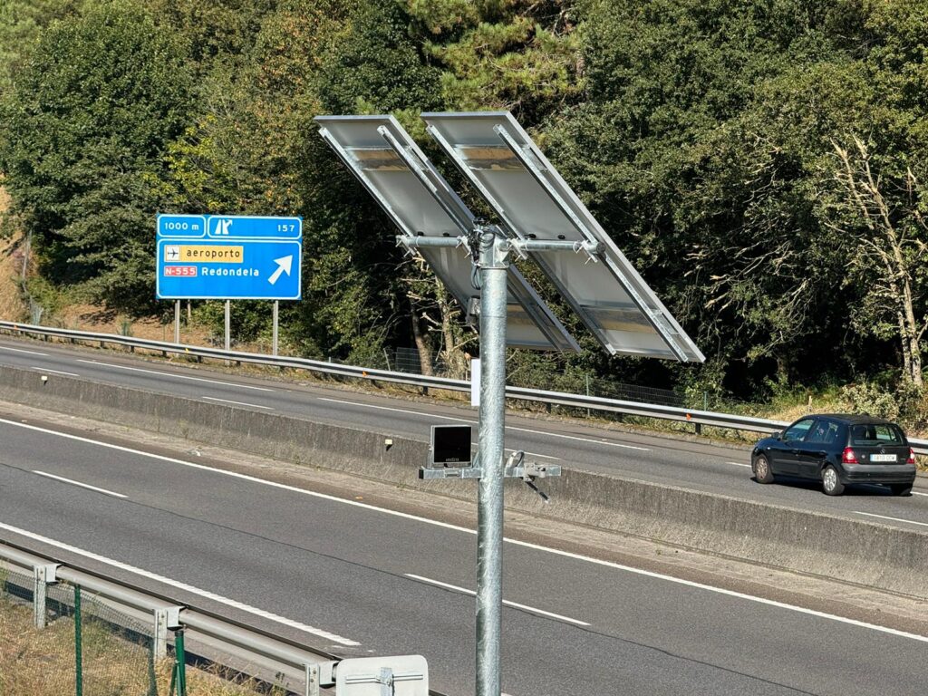 Más radares en Vigo: dos nuevos postes medirán la velocidad en tramo en la AP-9