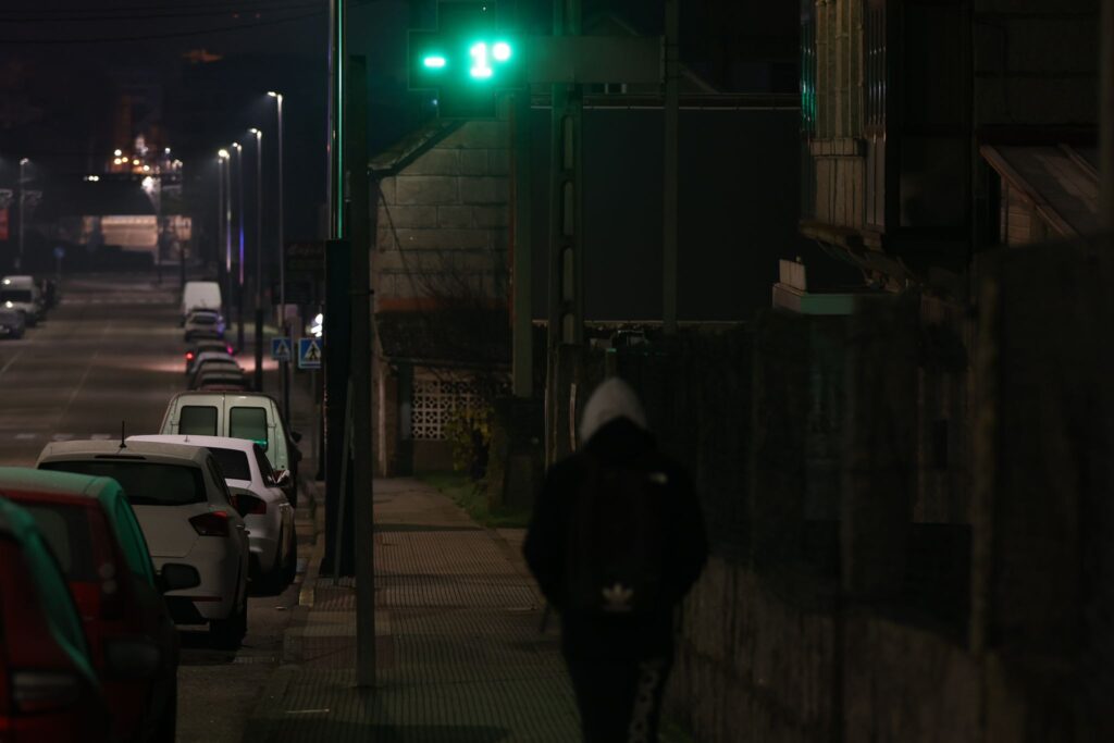 La comarca de Vigo se congela bajo cero en una madrugada gélida