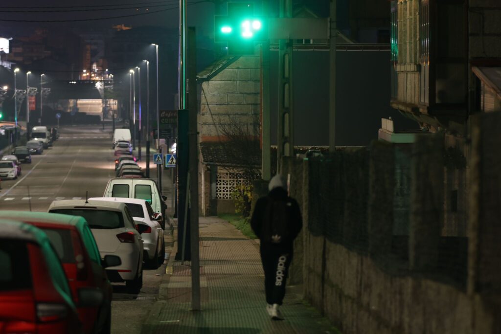 La comarca de Vigo se congela bajo cero en una madrugada gélida