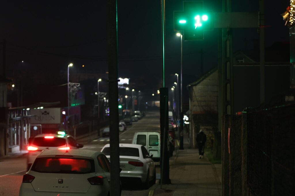 La comarca de Vigo se congela bajo cero en una madrugada gélida