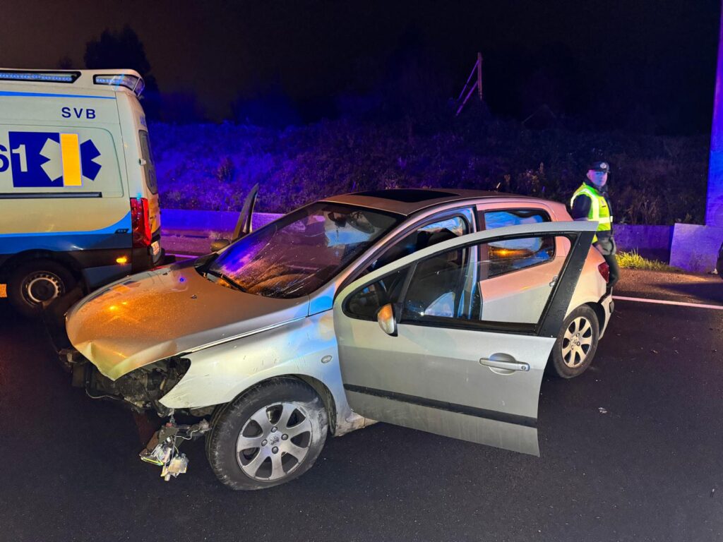 Noche accidentada en carreteras de Vigo